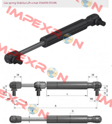 094498 / 500N  Stabilus