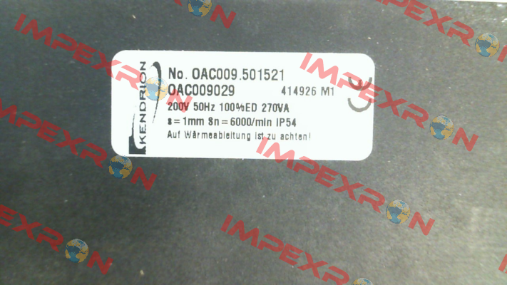 OAC009.501521 HAHN-MAGNET (Kendrion)