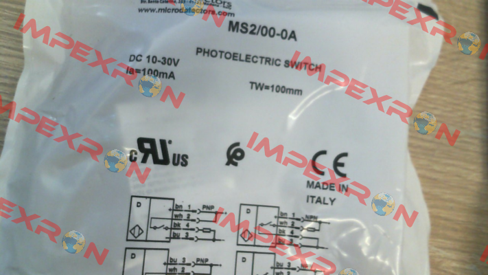 MS2/00-0A Micro Detectors / Diell (now Datasensing)