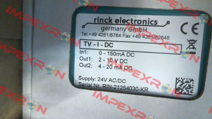 TV-I-DC 150Ma Rinck Electronic