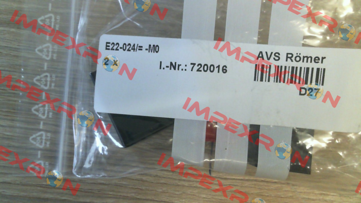 PN: 720016 // E22-024/= -M0 Avs Römer