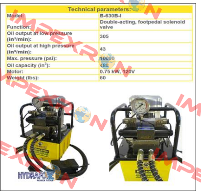 B-630B-I Hydrafore Power Tools