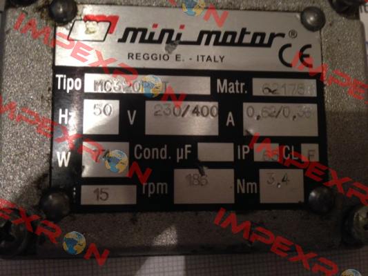 MC 320P2T 15 B5 Minimotor