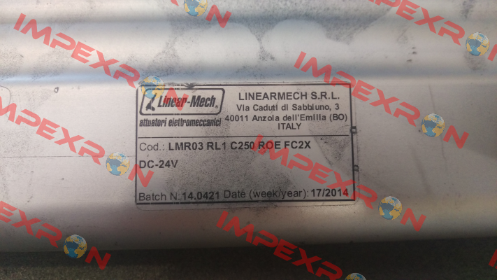 LMR03 RL1 C250 ROE FC2X  Linear-mech