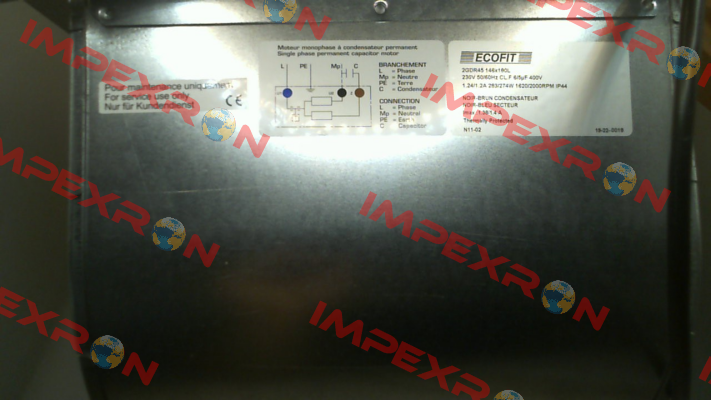 P/N: 1300708, Type: 2GDR45 146x180L N11-02 Ecofit