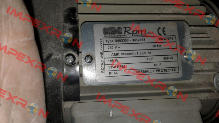 3052053 RPM - Motori elettrici
