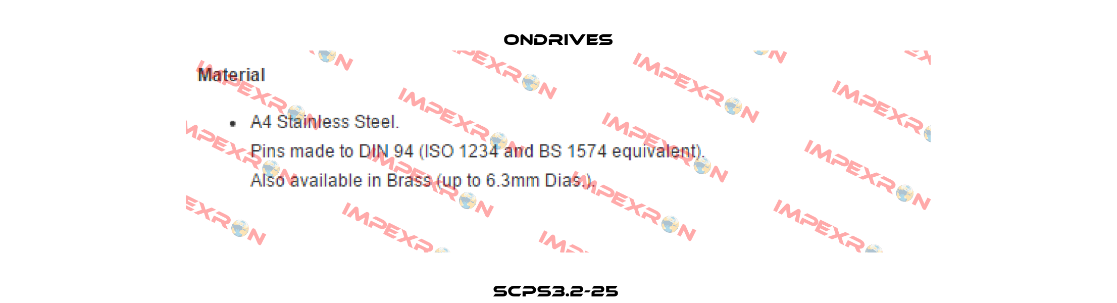 SCPS3.2-25  Ondrives