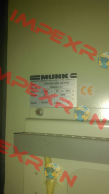 D380 G22/15000 WR-PWX Similar to Com. 239.402/01-01  Munk