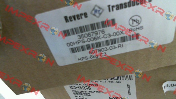 0506C3 / 00HPS-006K-C3-00X Revere