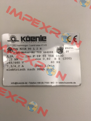 K21R 90 L 2 H Küenle